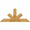 Ekena Millwork Saratoga Rough Sawn Timber Gable Bracket, Western Red Cedar, 60"W x 27"H x 6"D x 6"F, 11/12 Pitch GBW060X27X0606SAR00RWR - alternate 1